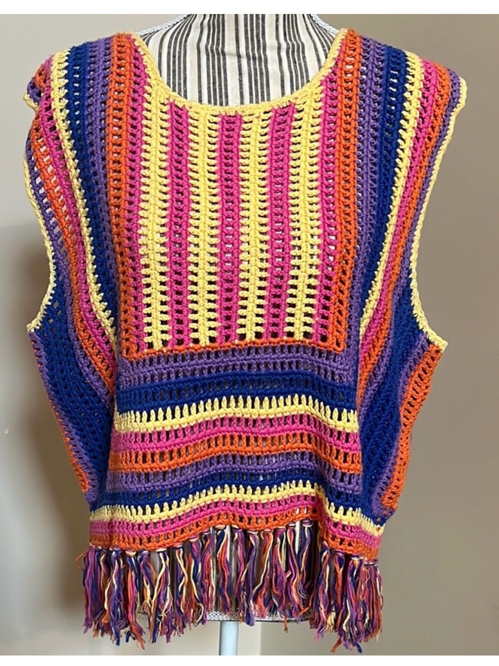 Crochet Fringe Tank